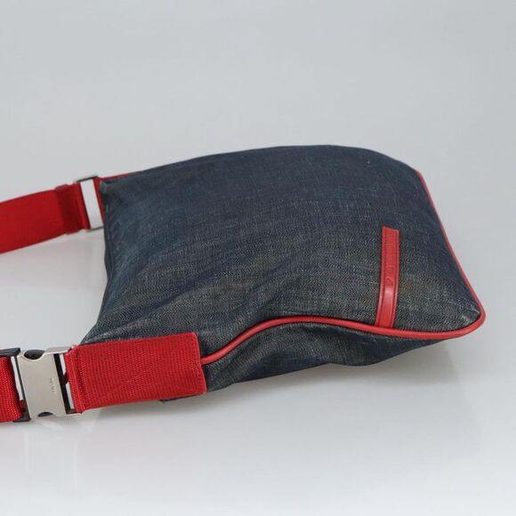 Prada Sports Navy Canvas Shoulder Bag (Pre-Owned) - Picture 14 of 16